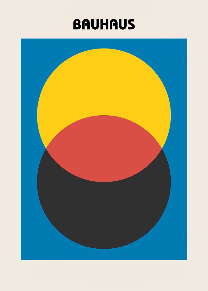 Bauhaus Abstract Circles