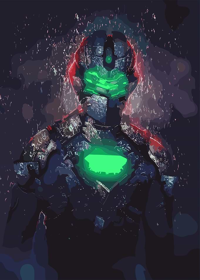 Dead Space Isaac Clarke Illustration
