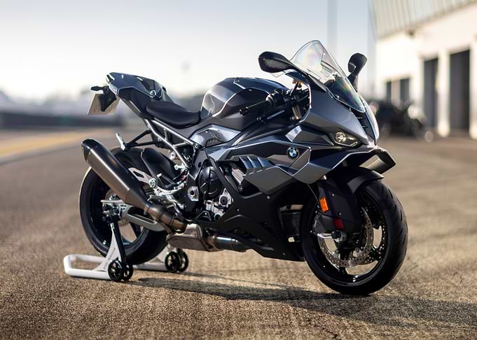 BMW Motorcycle on Stand