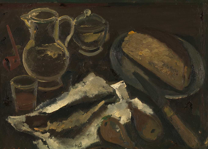 Still Life with Bread and Pitcher