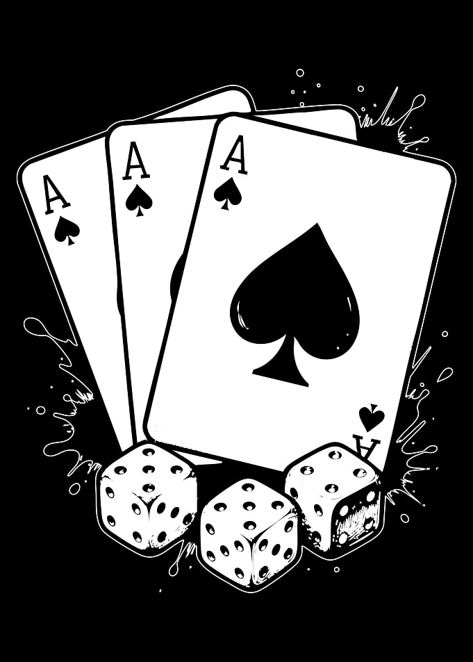 Ace of Spades and Dice