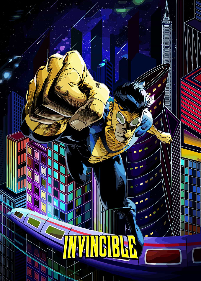 Invincible Comic Book Cover Art