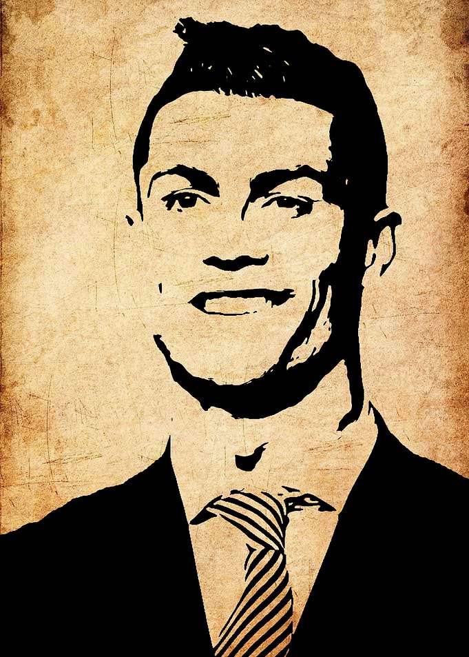 Cristiano Ronaldo Portrait Art