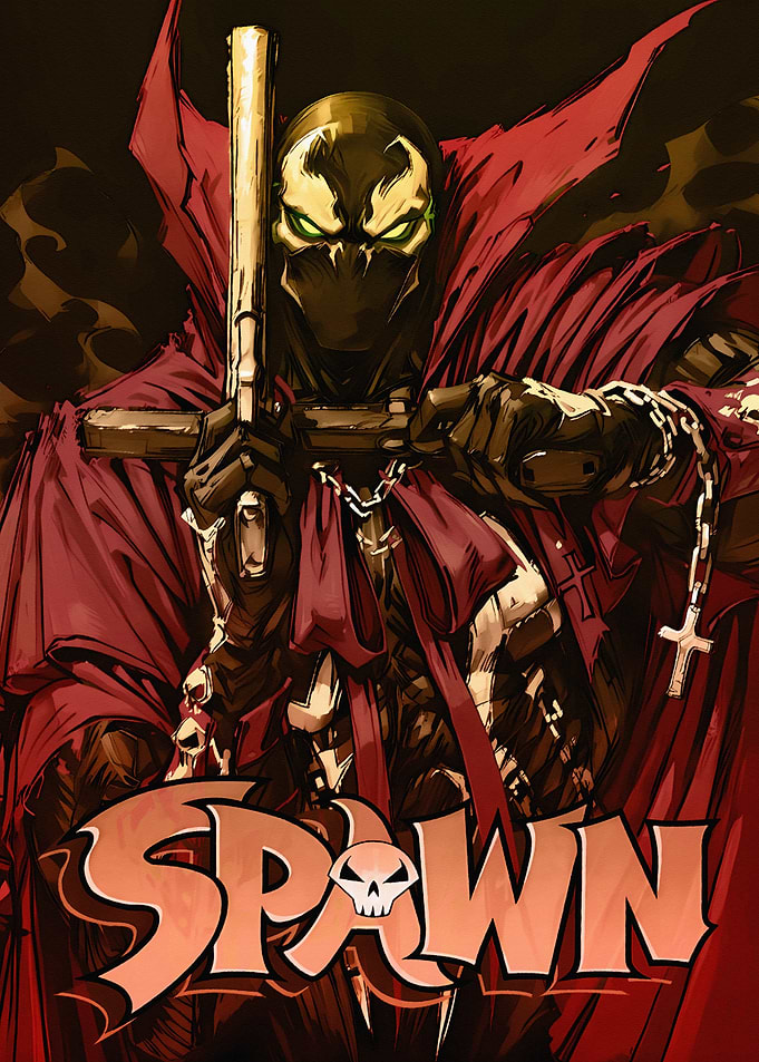 Spawn Comic Book Cover Art
