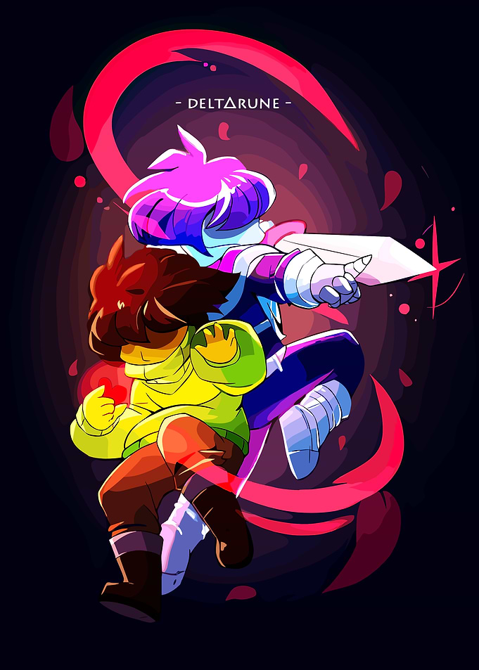 Deltarune: Kris and Ralsei