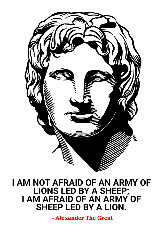 Alexander the Great Quote Art