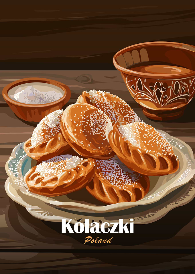 Kolaczki Polish Pastries Still Life