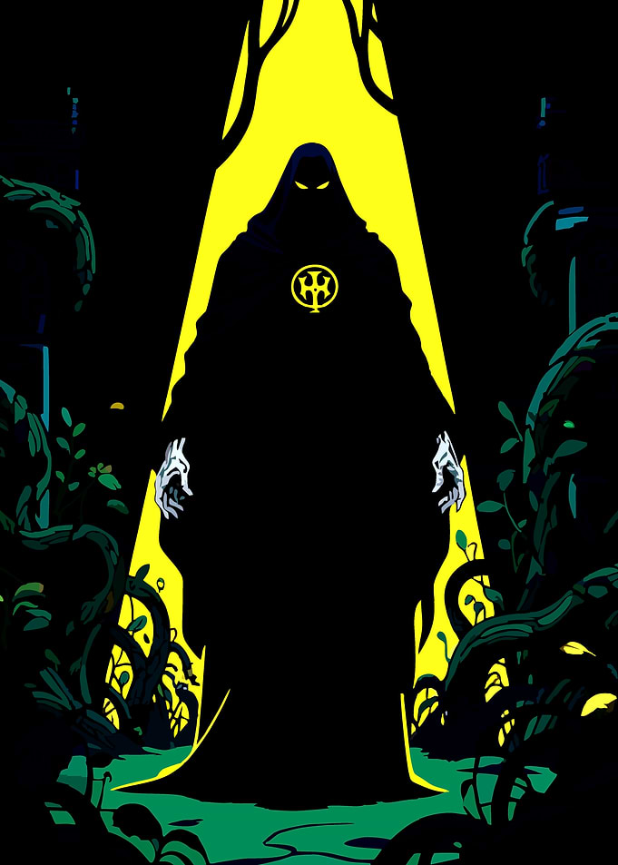 Mysterious Figure in the Forest