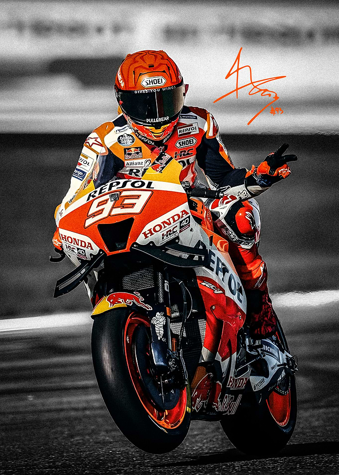 Marc Marquez Motorcycle Racer