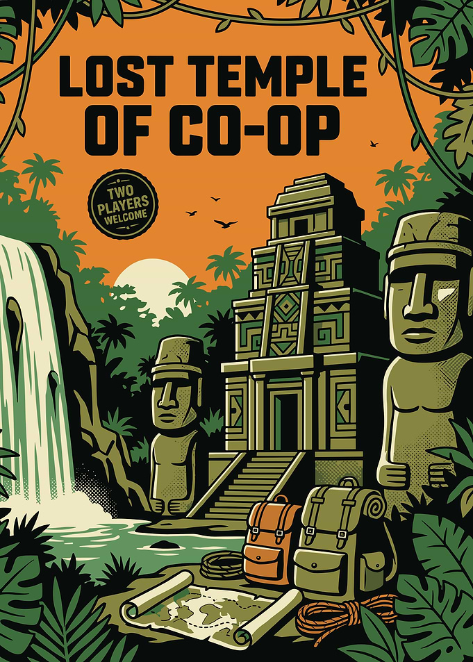 Lost Temple of Co-op Illustration