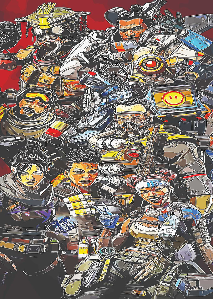 Apex Legends Characters Group Portrait