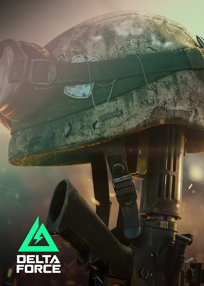 Delta Force: Military Helmet and Rifle