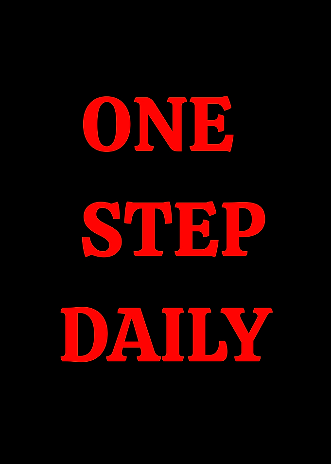 One Step Daily Text Art