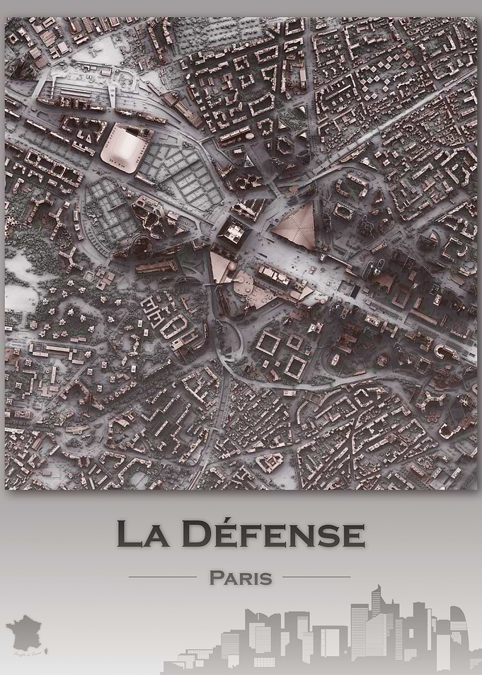 La Défense, Paris - Aerial View