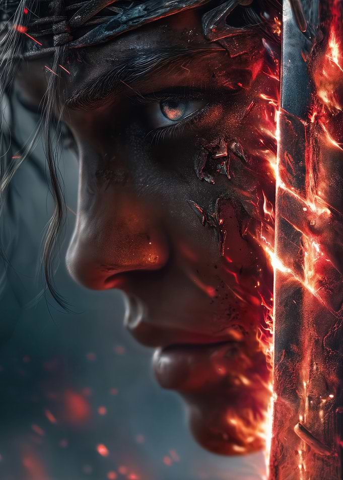 Woman with Crown of Thorns