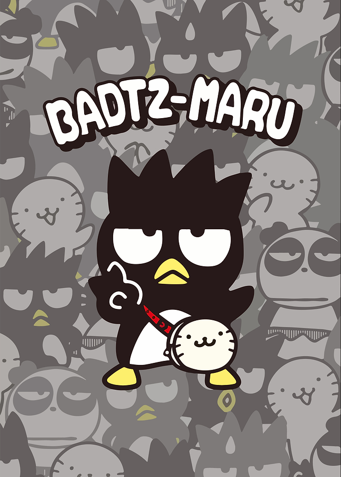 Badtz-Maru cartoon character pattern