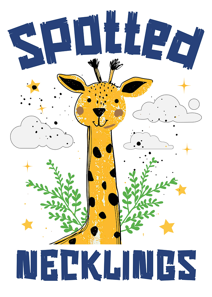Spotted Necklings Giraffe Illustration