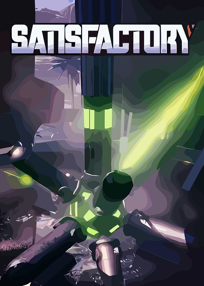 Satisfactory Game Cover Art
