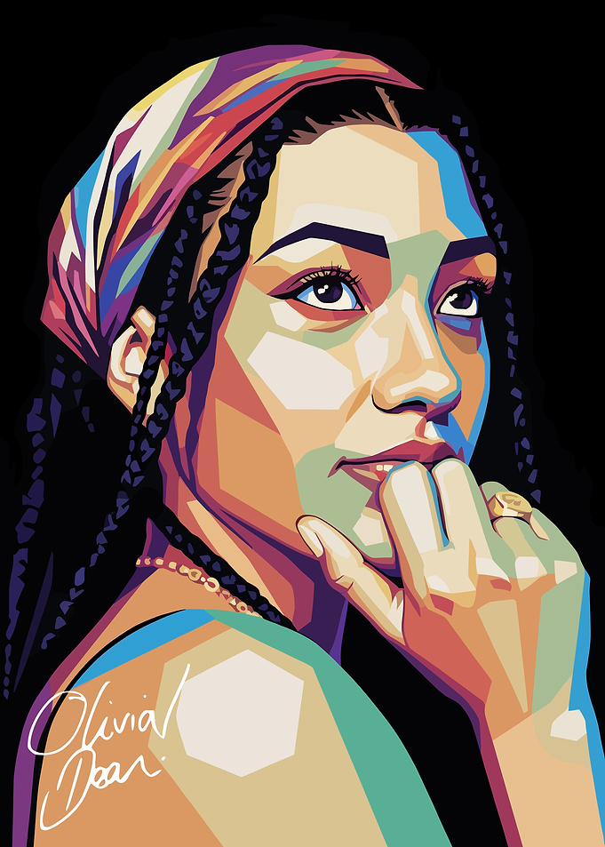 Colorful Portrait of Olivia Dean