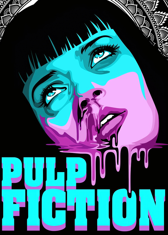 Pulp Fiction Mia Wallace Art
