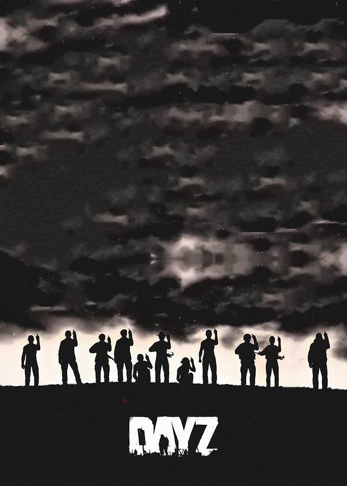 DayZ Game Poster Silhouette