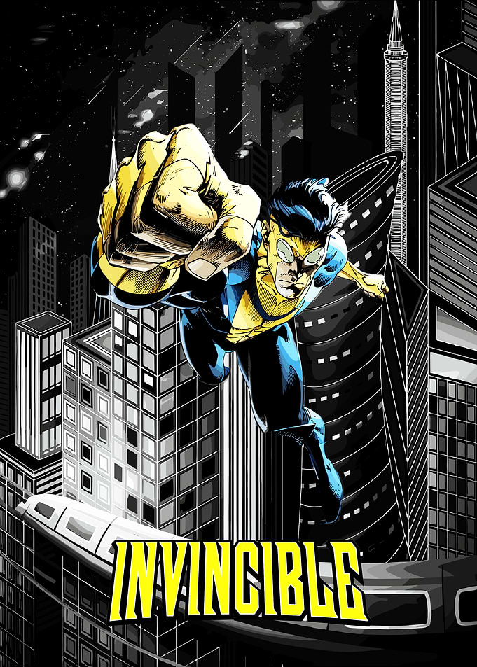 Invincible Comic Book Cover Art