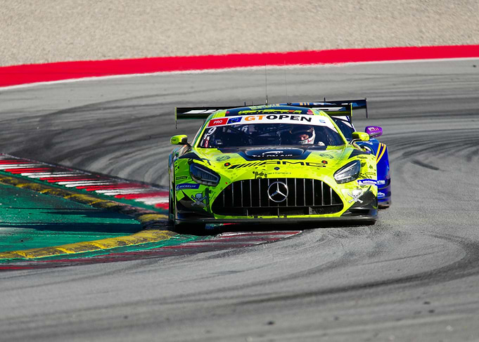 Lime Green AMG GT Race Car