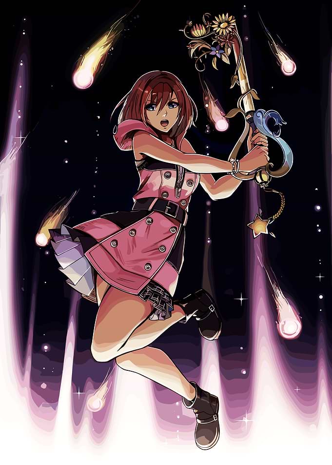 Kingdom Hearts Kairi Digital Art