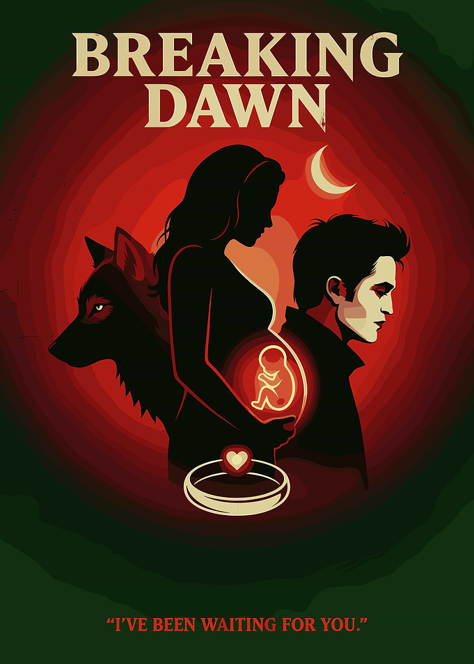 Breaking Dawn Movie Poster Fan Art