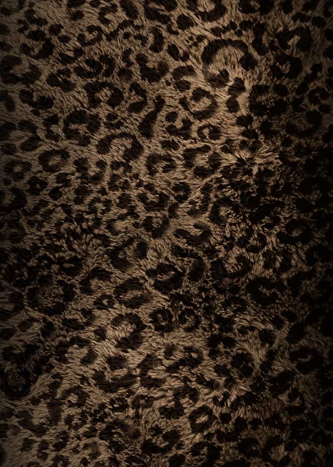 Leopard print fur texture