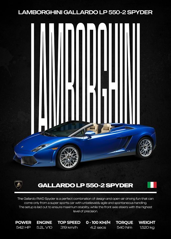 Lamborghini Gallardo LP 550-2 Spyder