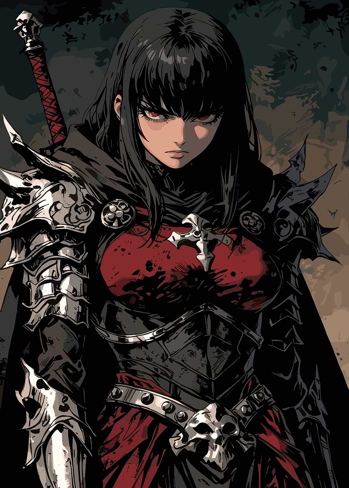 Warrior Woman with Sword