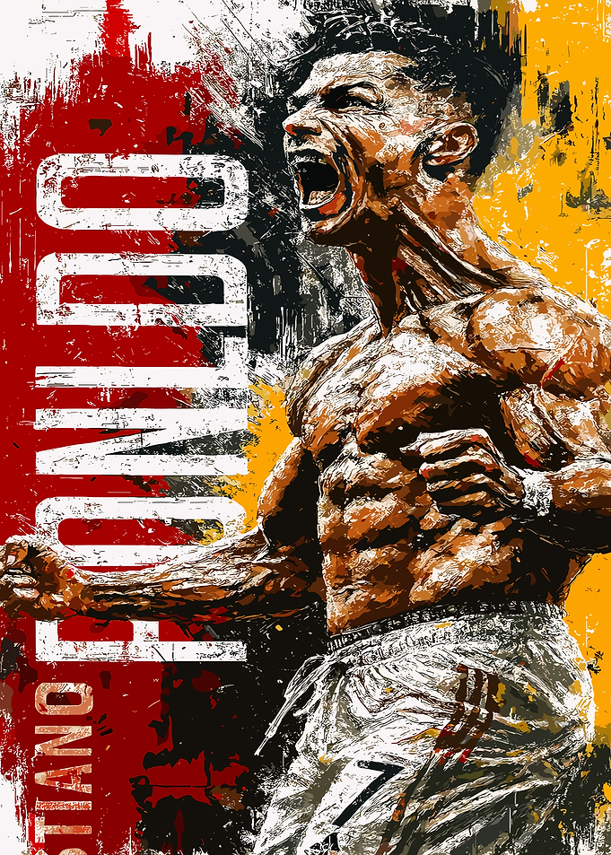Cristiano Ronaldo Portrait Art