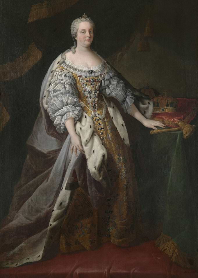 Portrait of a Queen with Crown