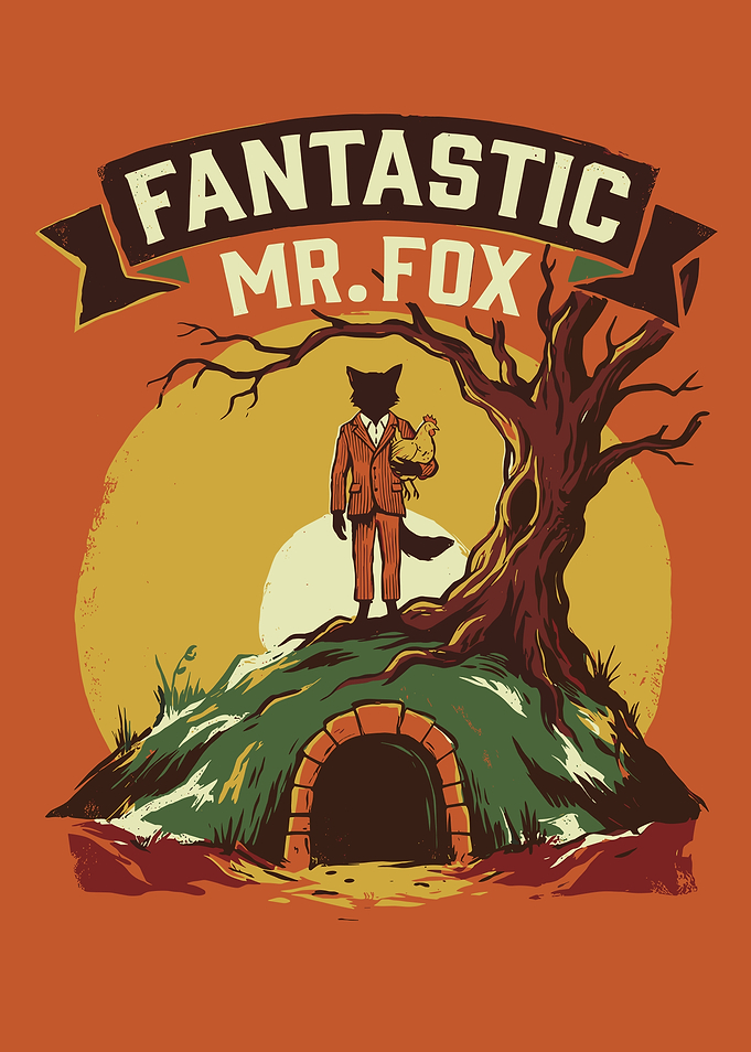 Fantastic Mr. Fox Illustration