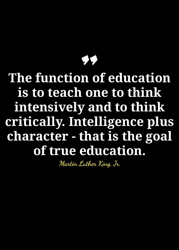 Martin Luther King Jr. Education Quote