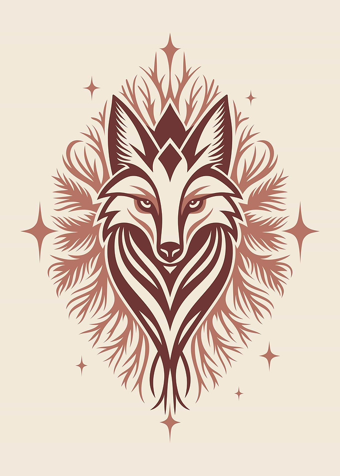 Mystic Fox Spirit - Tribal Forest Energy