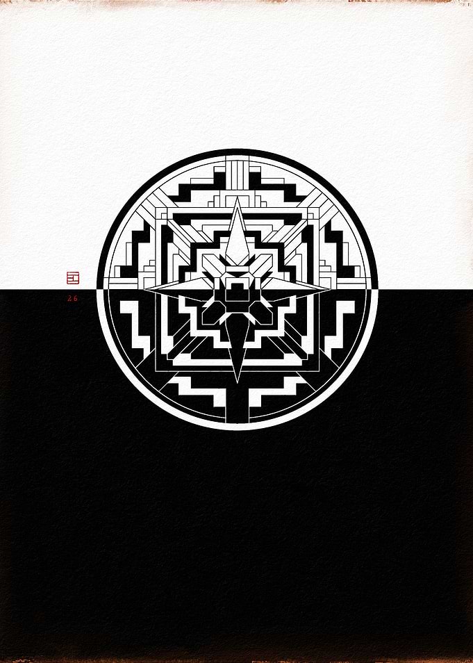 Geometric Star Mandala