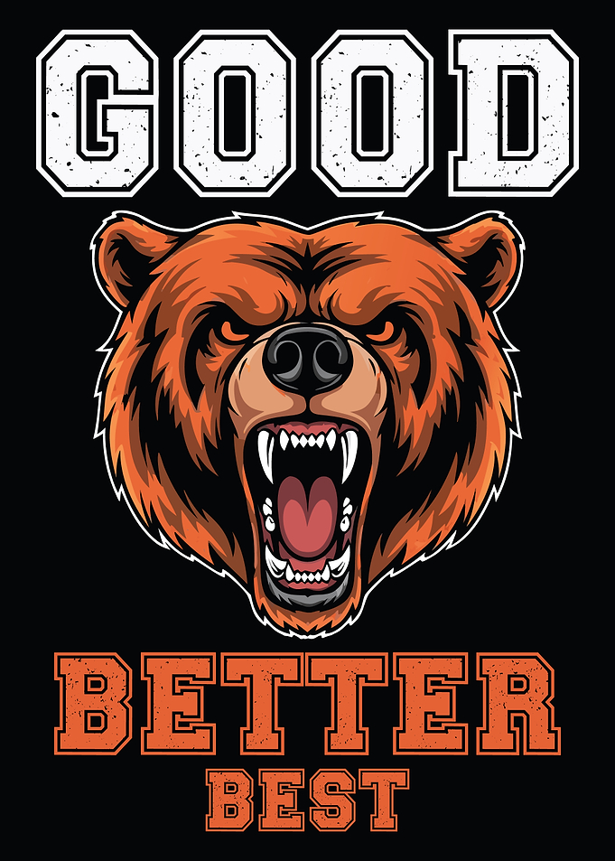 Good Better Best Bear Illustration