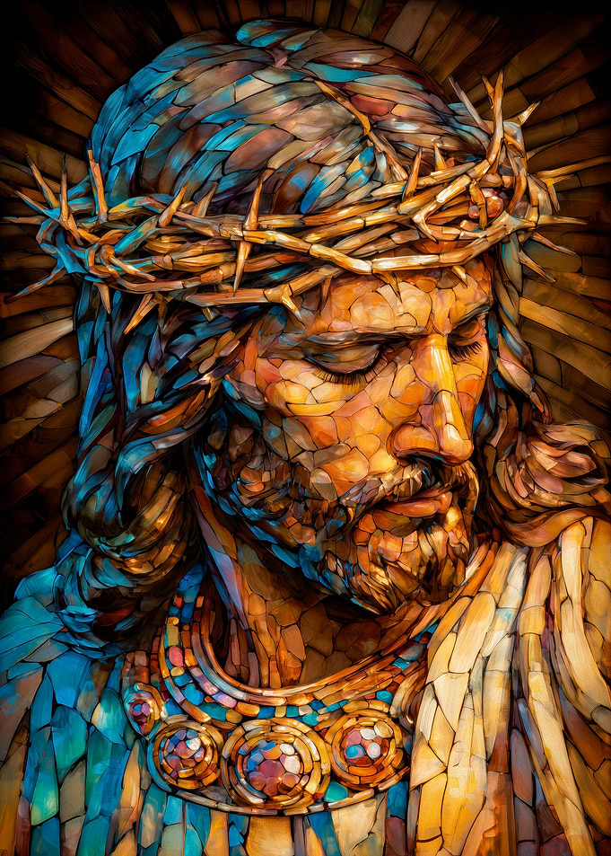 Mosaic Portrait of Jesus Christ