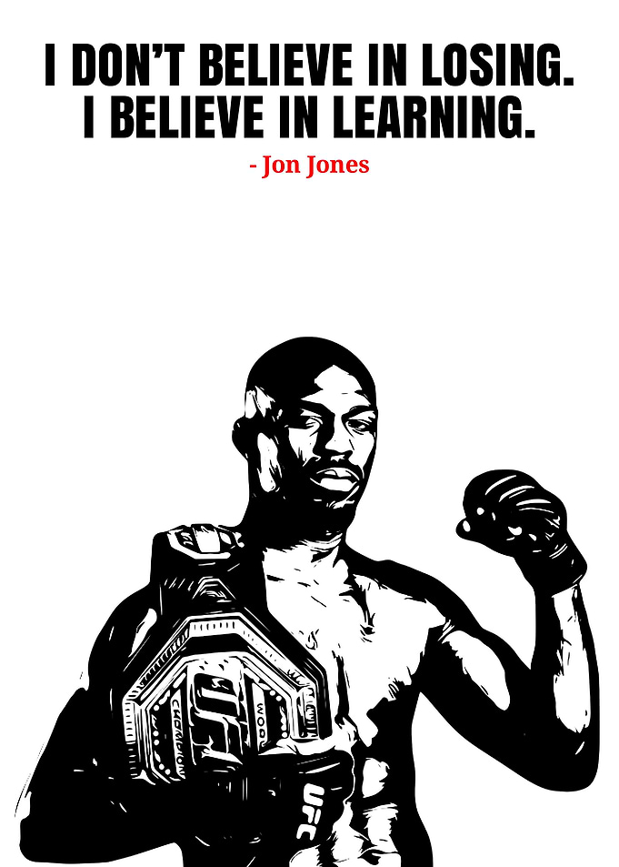 Jon Jones Motivational Quote Art
