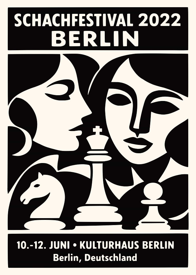 Schachfestival 2022 Berlin Poster