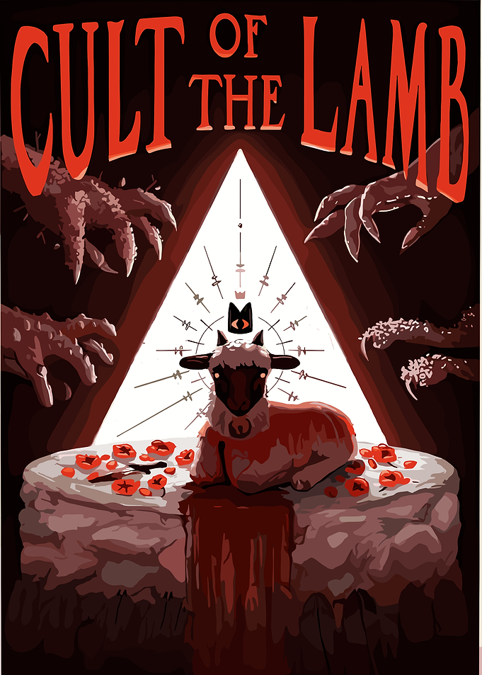 Cult of the Lamb Game Poster
