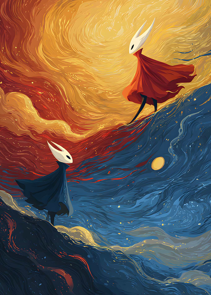 Hollow Knight Inspired Digital Art