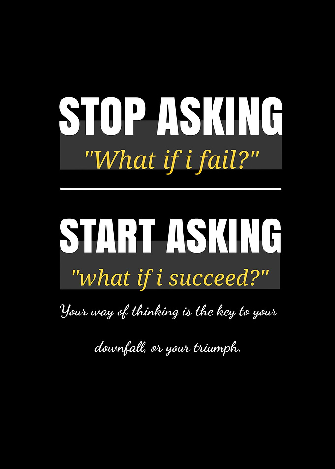 Motivational Quote: Stop Asking, Start Asking