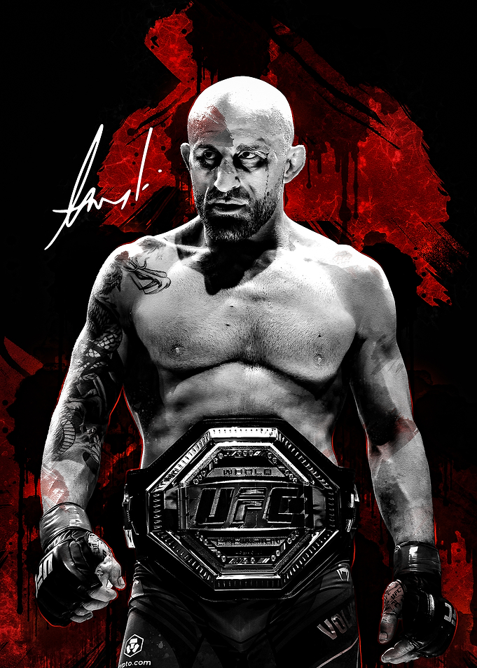 Alexander Volkanovski UFC Champion Portrait
