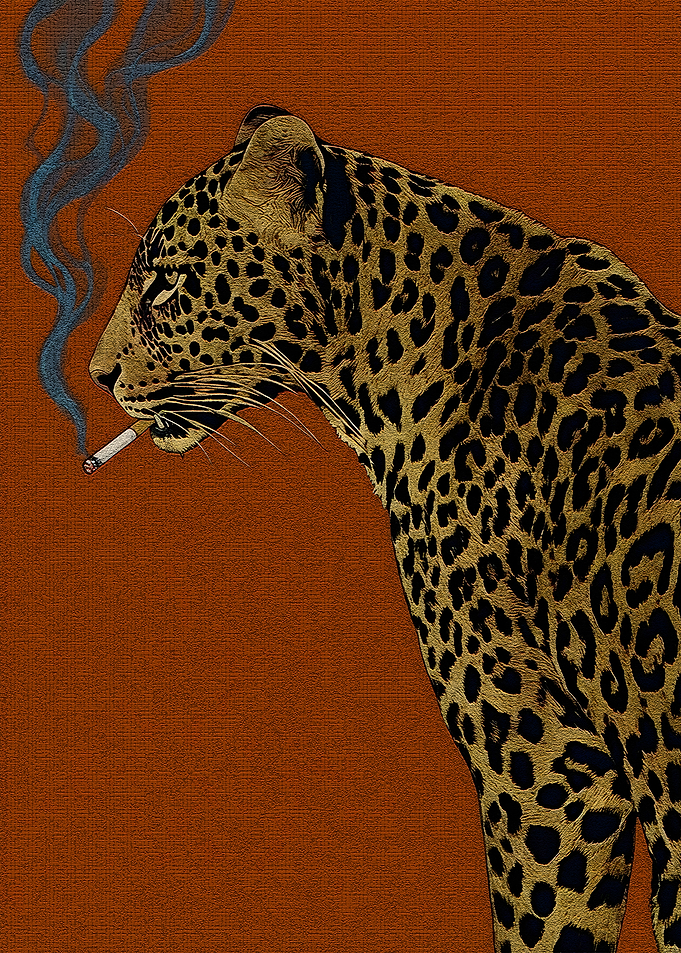 Jaguar Smoking Cigarette