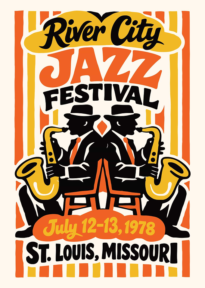 River City Jazz Festival 1978 Poster