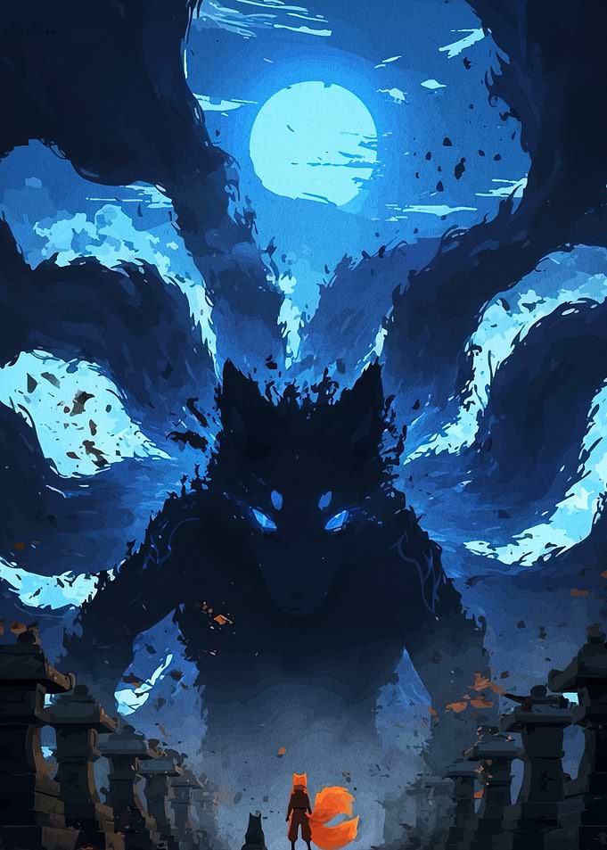 Nine-Tailed Fox and Figure