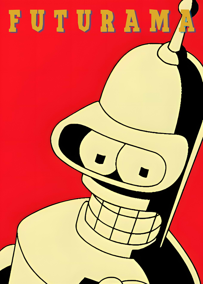 Futurama Bender Illustration